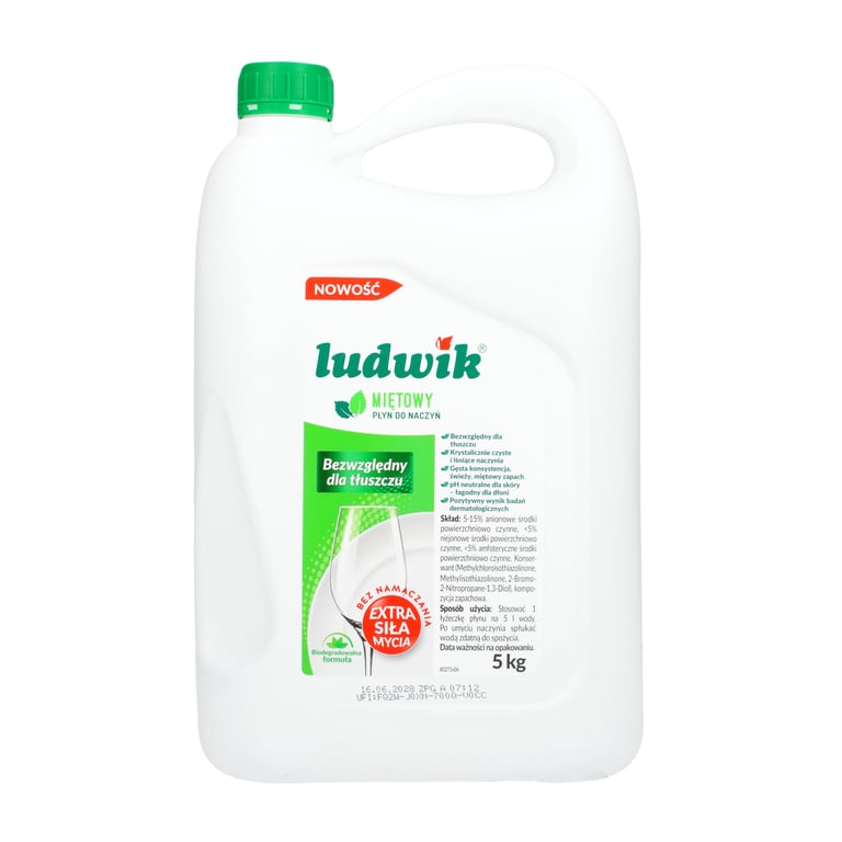 LUDWIK PŁYN DO NACZYŃ MIĘTA 5 L