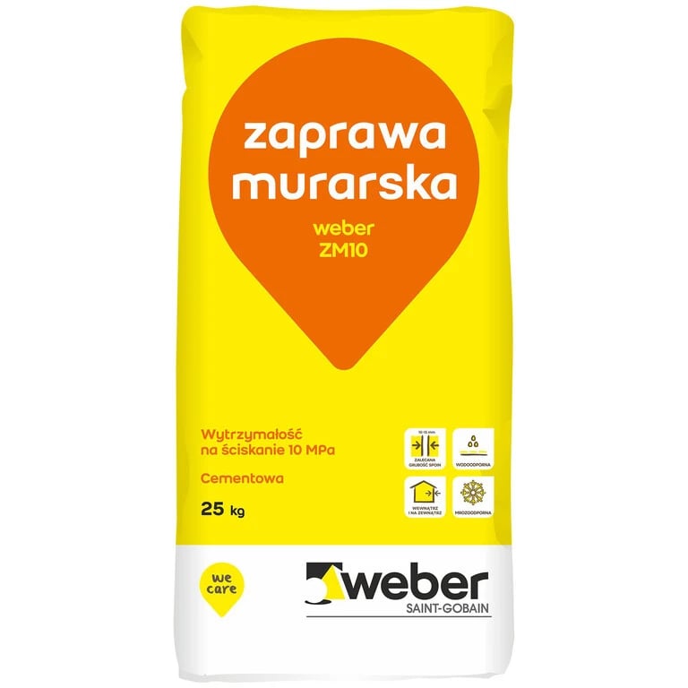 Weber zaprawa murarska ZM10 25kg