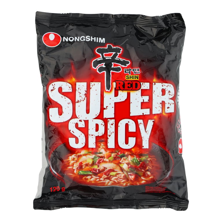 NONGSHIM MAKARON INSTANT TYPU NOODLE SHIN RED BARDZO OSTRA 120 GRAMÓW