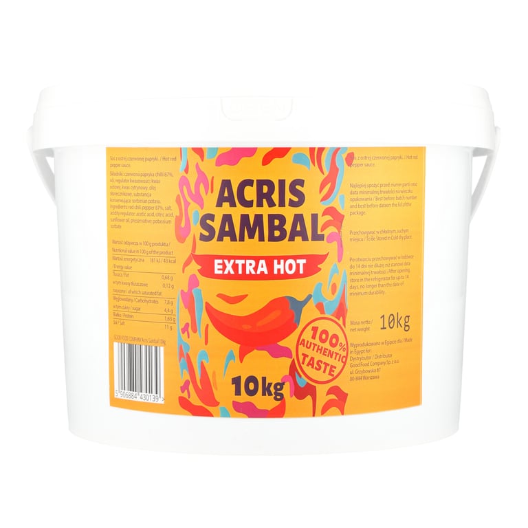 ACRIS SAMBAL SOS Z OSTREJ PAPRYKI 10 KG