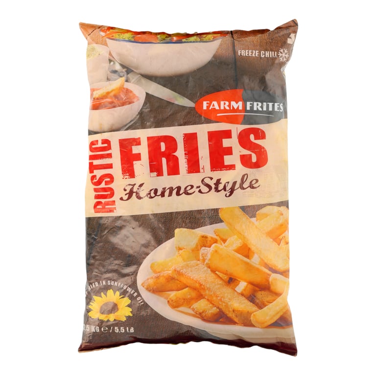FARM FRITES FRYTKI RUSTIC FRIES 10 MM 2,5 KG