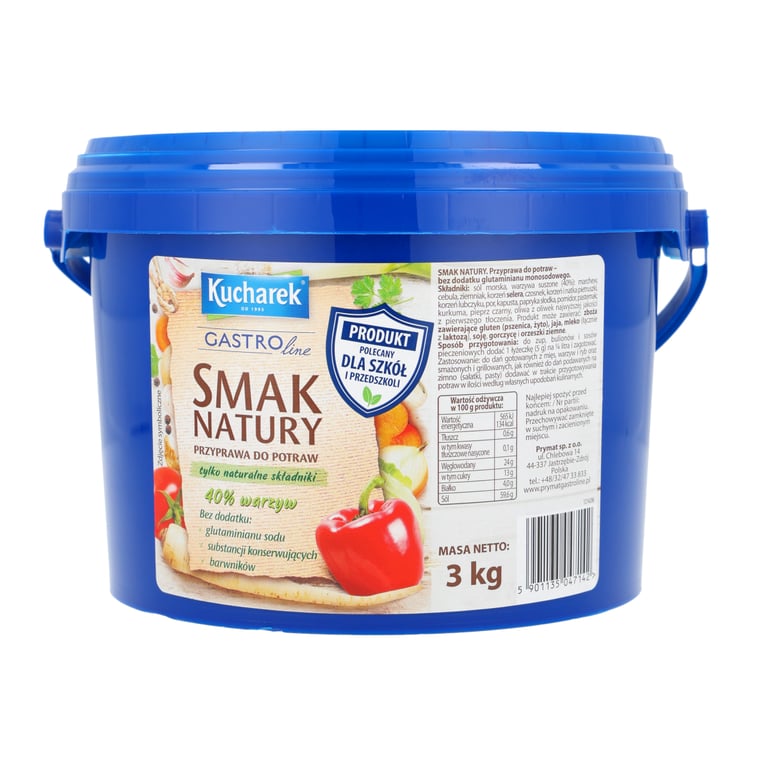KUCHAREK SMAK NATURY 3 KG WIADRO
