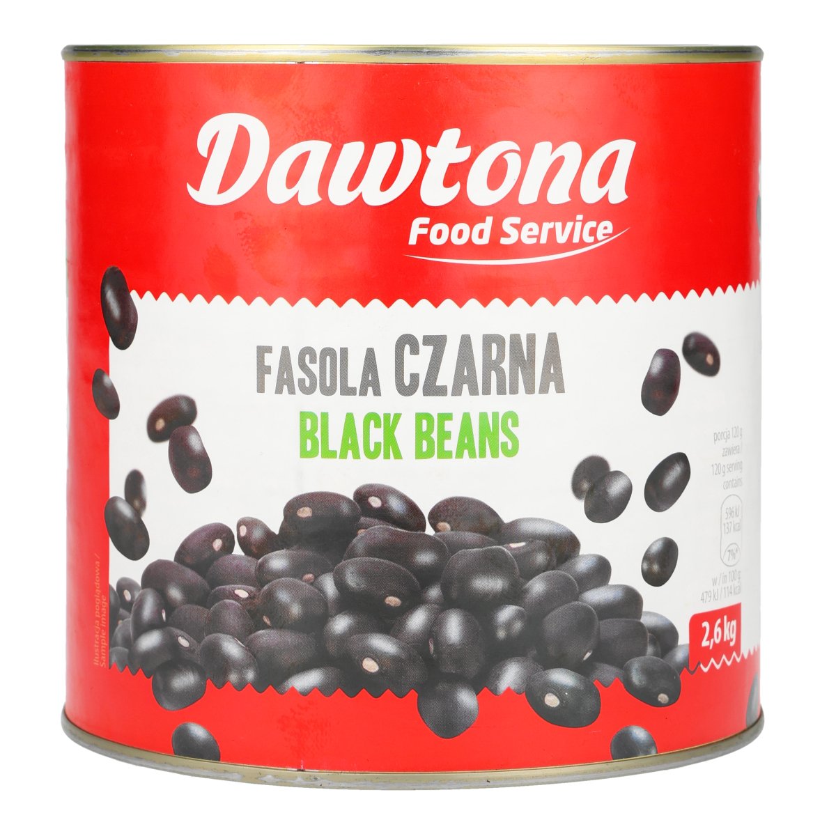 DAWTONA FASOLA CZARNA 2,6 KG PUSZKA