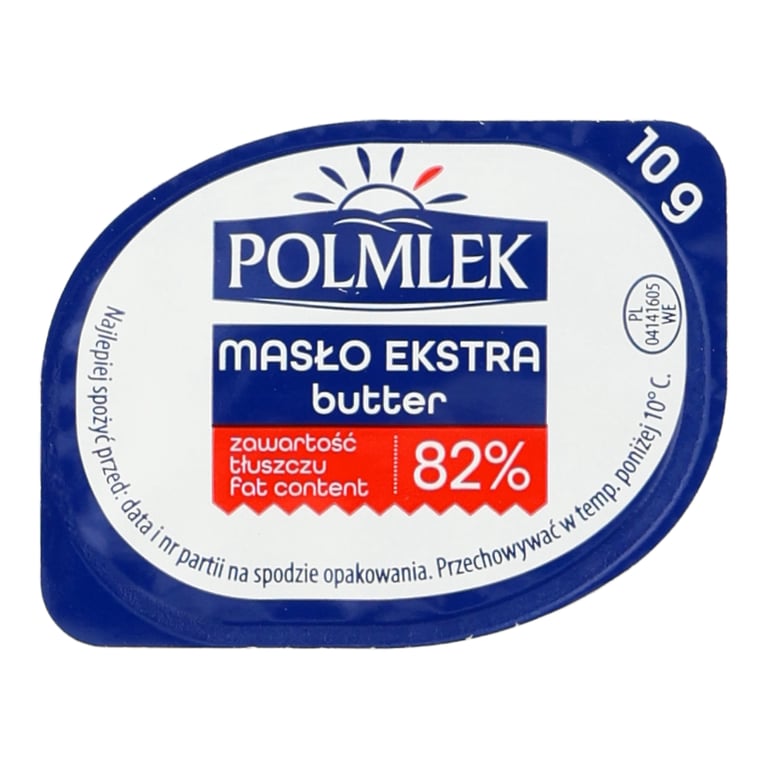 POLMLEK MASŁO 10 GRAMÓW 96 SZTUK