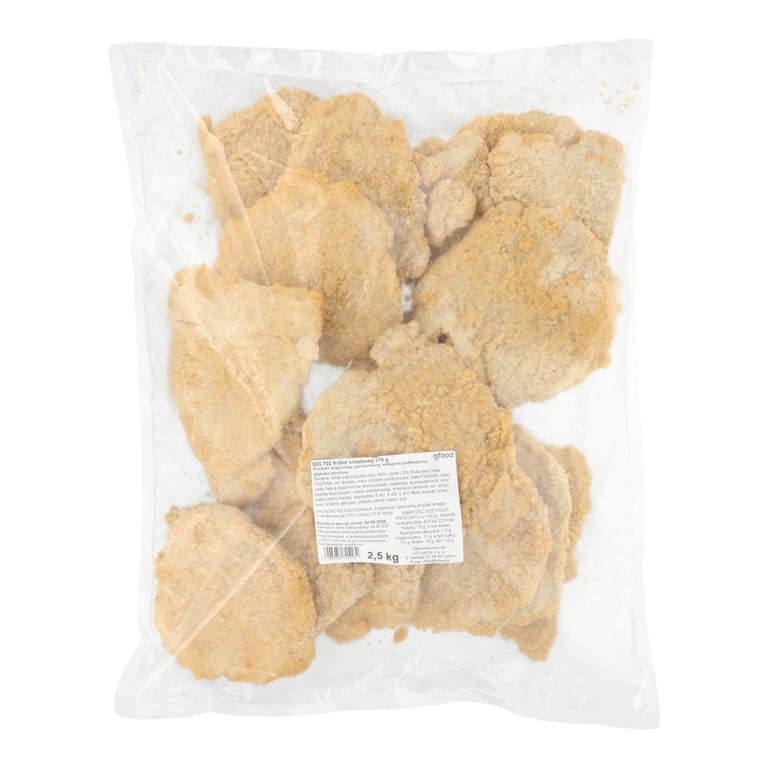 AJFOOD KOTLET SCHABOWY 170 GRAMÓW 2,5 KG