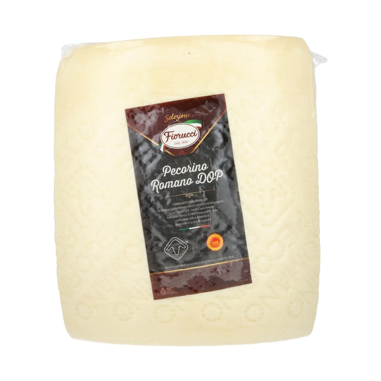 FIORUCCI PECORINO ROMANO D.O.P. TWARDY DOJRZEWAJĄCY SER PODPUSZCZKOWY Z MLEKA OWCZEGO OKOŁO 7 KG