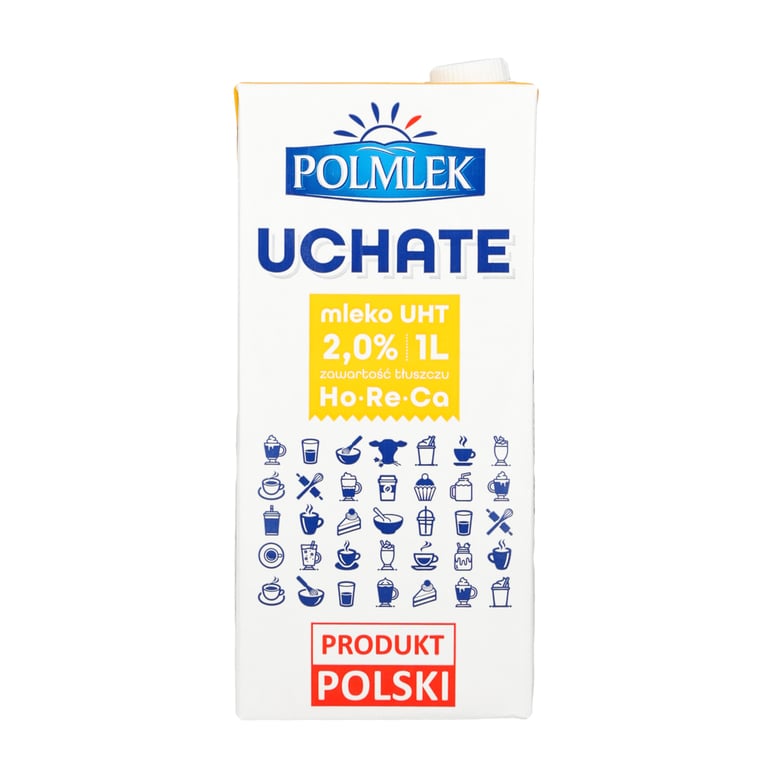 POLMLEK MLEKO UHT 2% HORECA 1 L x 12 SZTUK