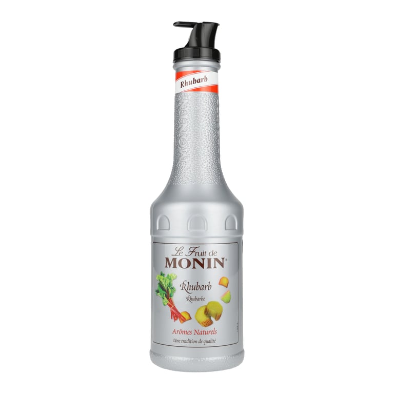 MONIN PUREE RHUBARB RABARBAR 1L