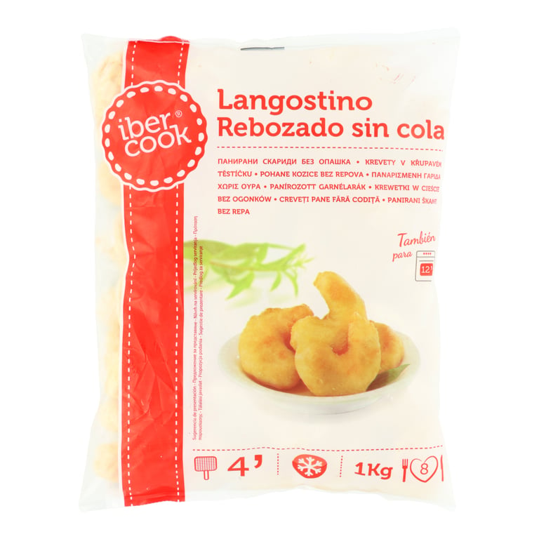 IBERCOOK KREWETKA W CIEŚCIE 1 KG