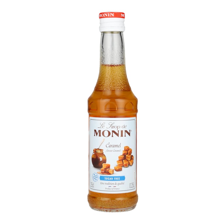 MONIN CARAMEL SUGAR FREE SYROP KAMRELOWY BEZCUKROWY 250 ML