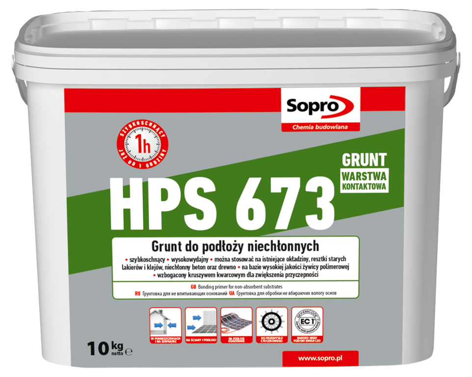 Sopro HPS 673 grunt do podłozy niechłonnnych 10kg