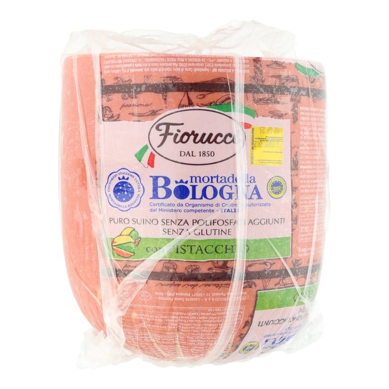 FIORUCCI MORTADELLA BOLOGNA I.G.P PISTACCHIO BLOK OKOŁO 7 KG