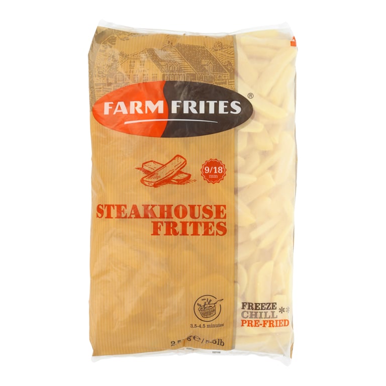 FARM FRITES FRYTKI STEAKHOUSE 9x18 MM 2,5 KG