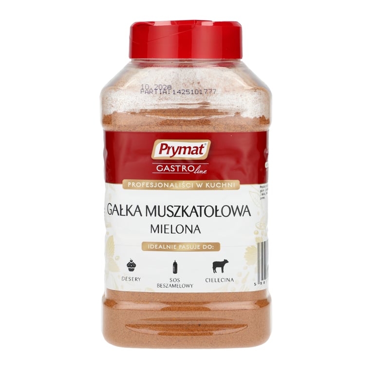 PRYMAT GAŁKA MUSZKATOŁOWA MIELONA 350 GRAMÓW PET