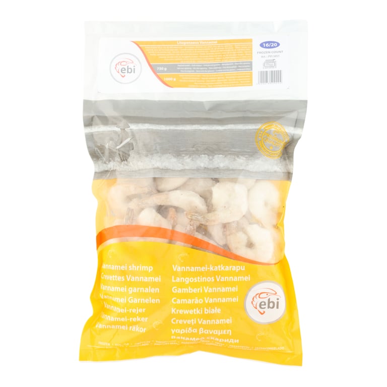 KREWETKI OBRANE Z OGONEM 16-20 1 KG