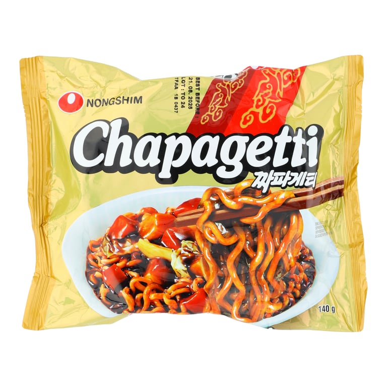 NONGSHIM MAKARON INSTANT TYPU NOODLE CHAPAGETTI O SMAKU CZARNEJ FASOLI 140 GRAMÓW