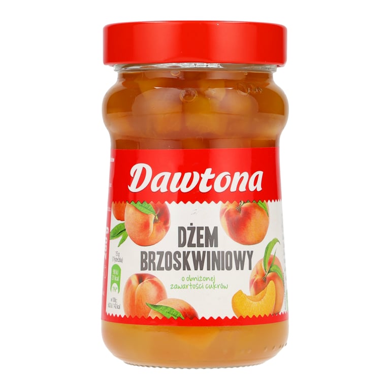 DAWTONA DŻEM BRZOSKWINIOWY 280 GRAMÓW SŁOIK