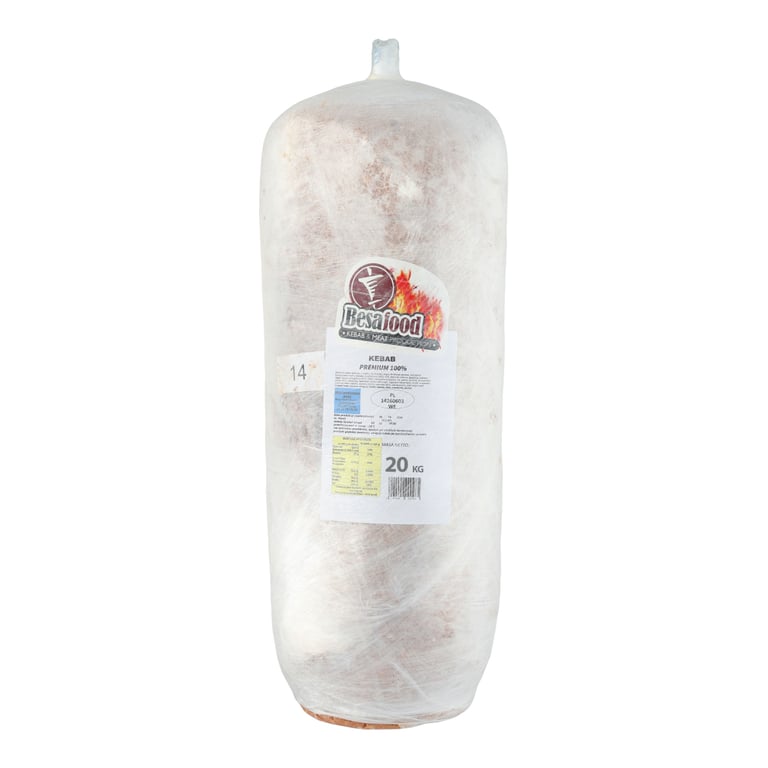 BESA KEBAB PREMIUM 100% WOŁOWY 20 KG