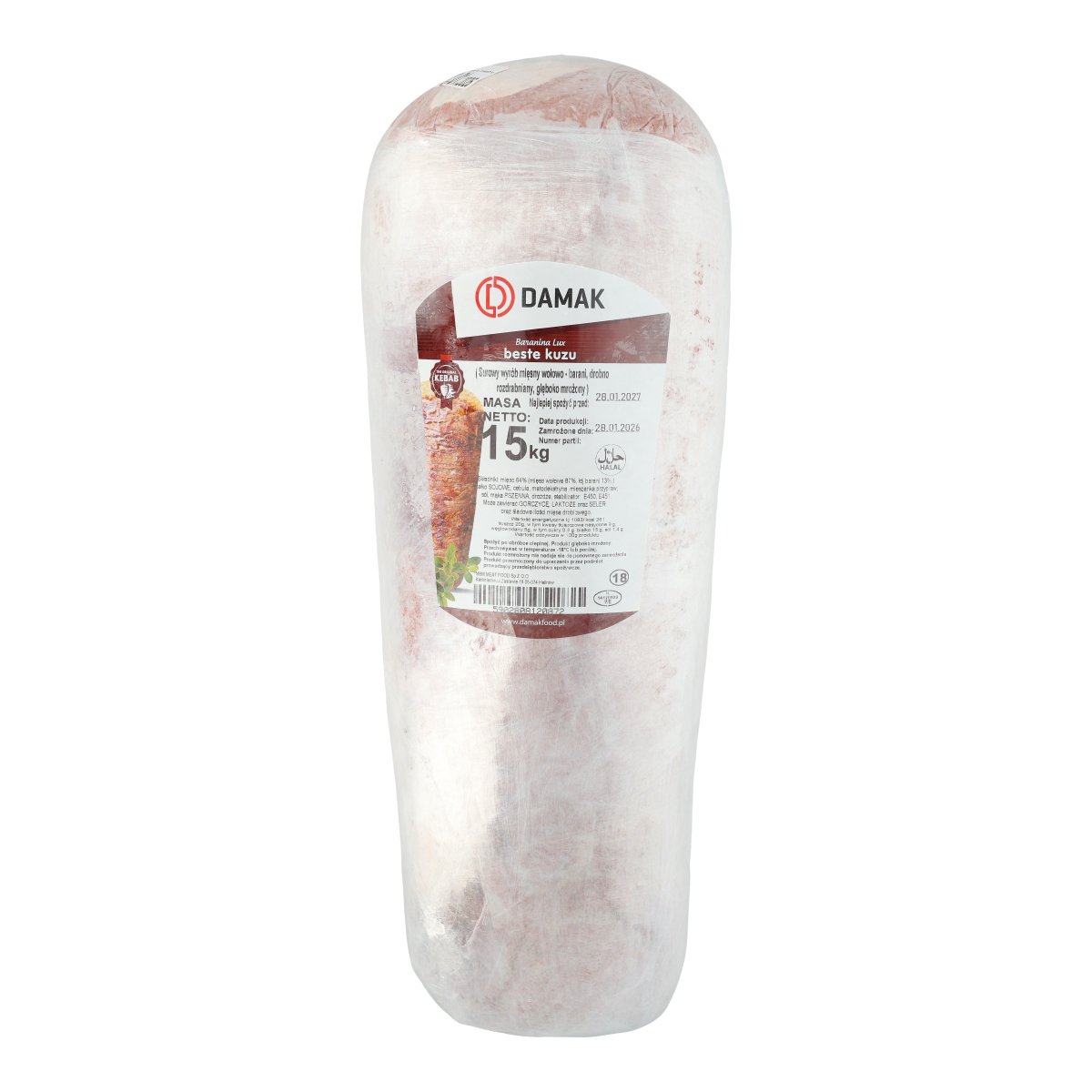 DAMAK KEBAB BESTE 100% 15 KG