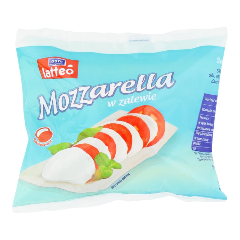 LATTEO MOZZARELLA W ZALEWIE 230 GRAMÓW