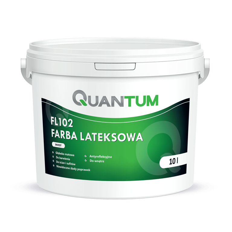 QUANTUM FL102 Farba Lateksowa Invest 10L