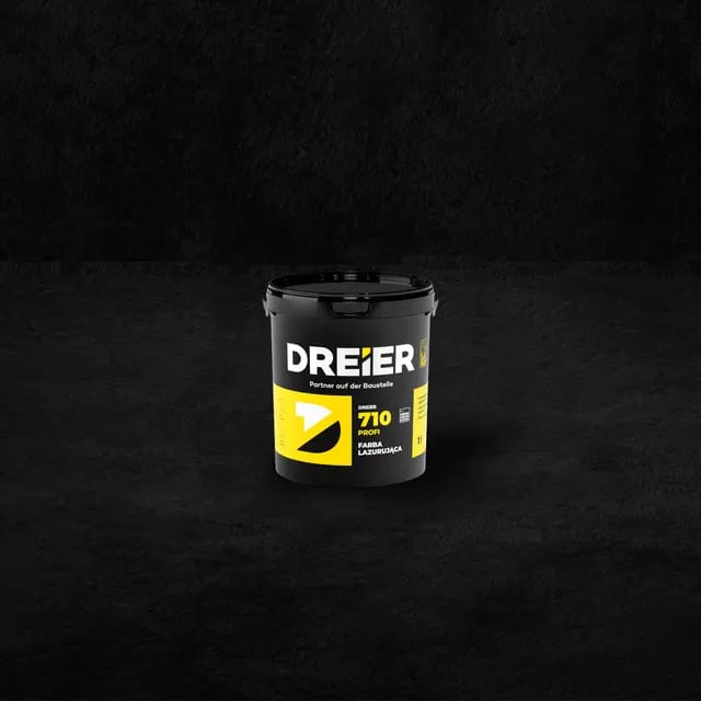 Dreier farba lazurująca kolor - 02 średni brąz 1kg