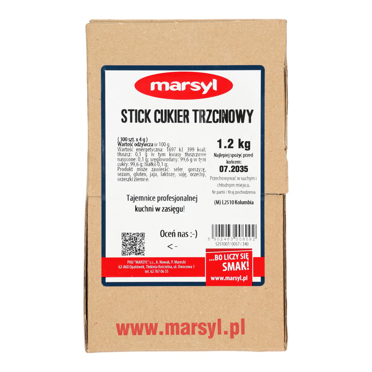 MARSYL CUKIER TRZCINOWY 4 GRAMY 300 SASZETEK