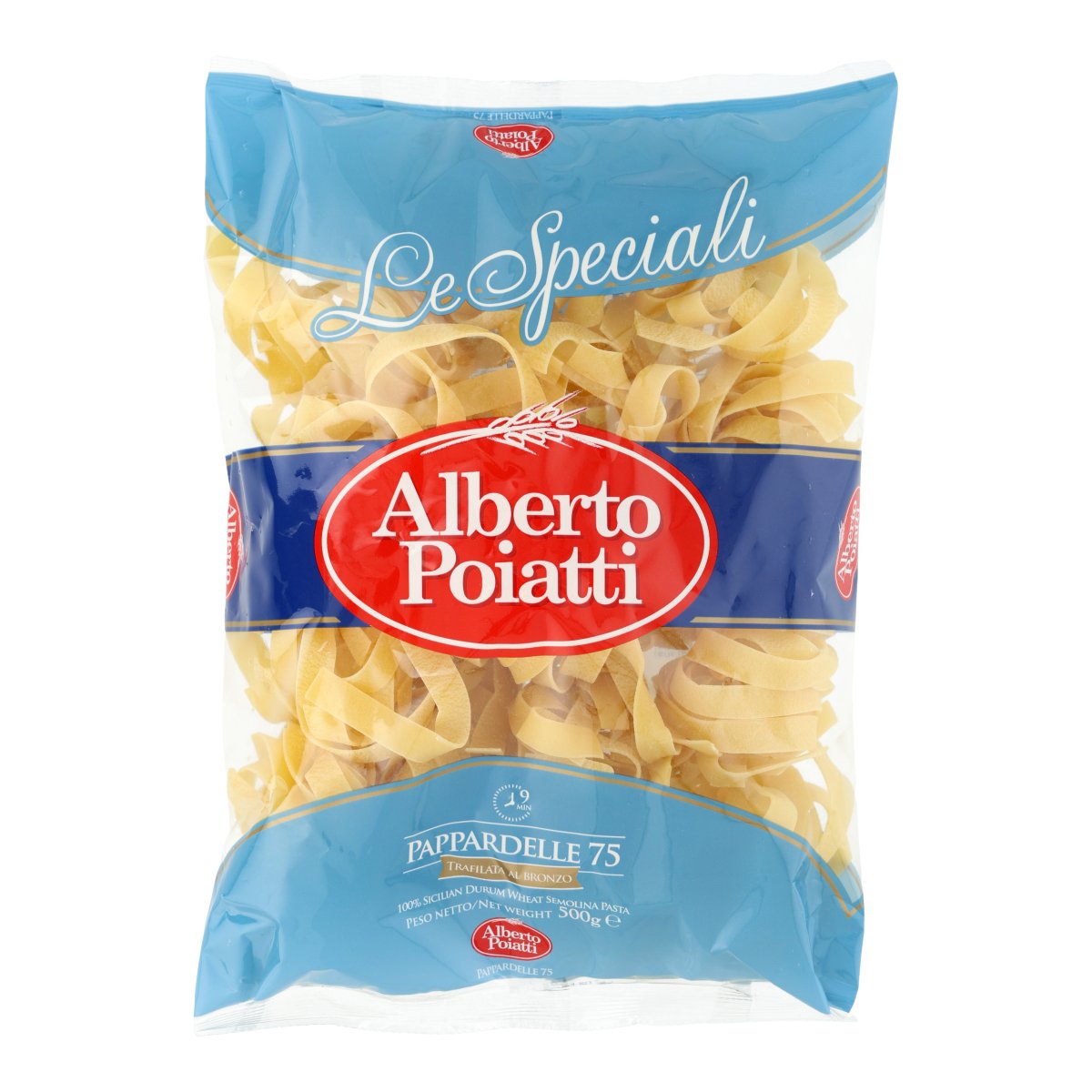 ALBERTO POIATTI MAKARON PAPPARDELLE 75 GRUBA WSTĄŻKA 500 GRAMÓW