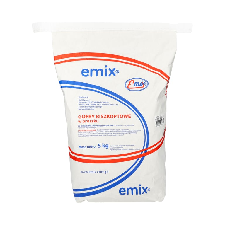 EMIX GOFRY BISZKOPTOWE W PROSZKU 5 KG