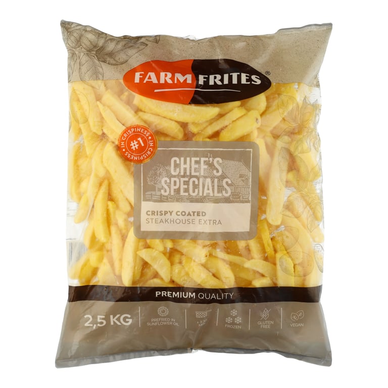 FARM FRYTKI CRISPY COATED STEAKHOUSE 2,5 KG
