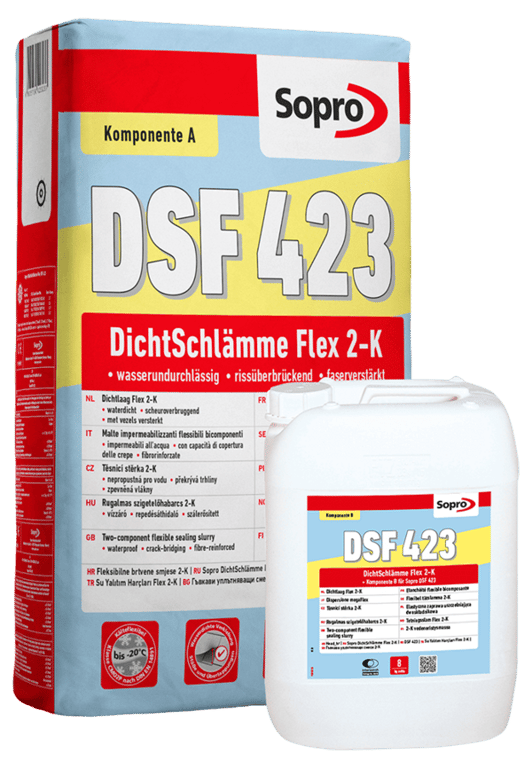 Sopro DSF 423 elastyczna zaprawa uszczelniająca dwuskładnikowa A+B 32kg