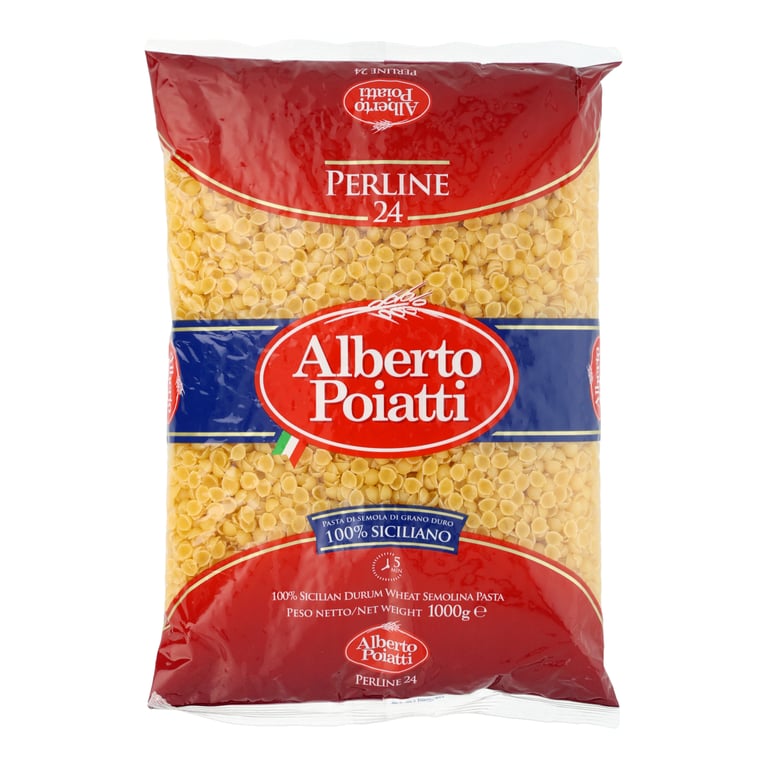 ALBERTO POIATTI MAKARON PERLINE 24 MAŁE MUSZELKI 1 KG