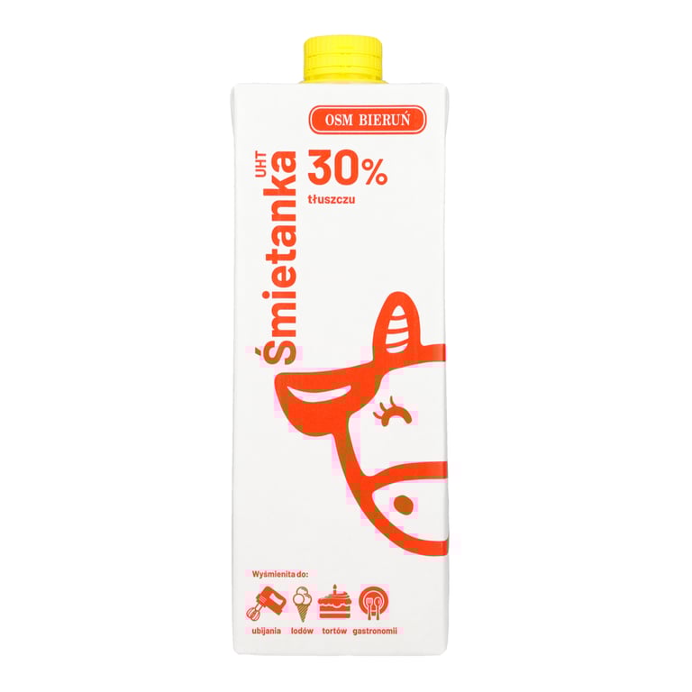 BIERUŃ ŚMIETANKA UHT 30% 1 L