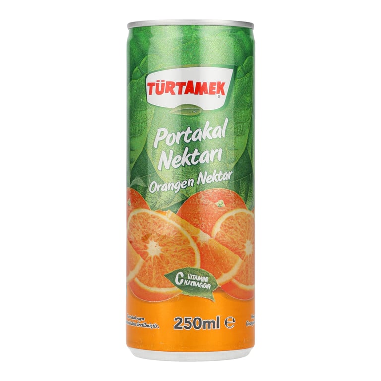 TURTAMEK NEKTAR POMARAŃCZOWY 250 ML x 24 PUSZKI