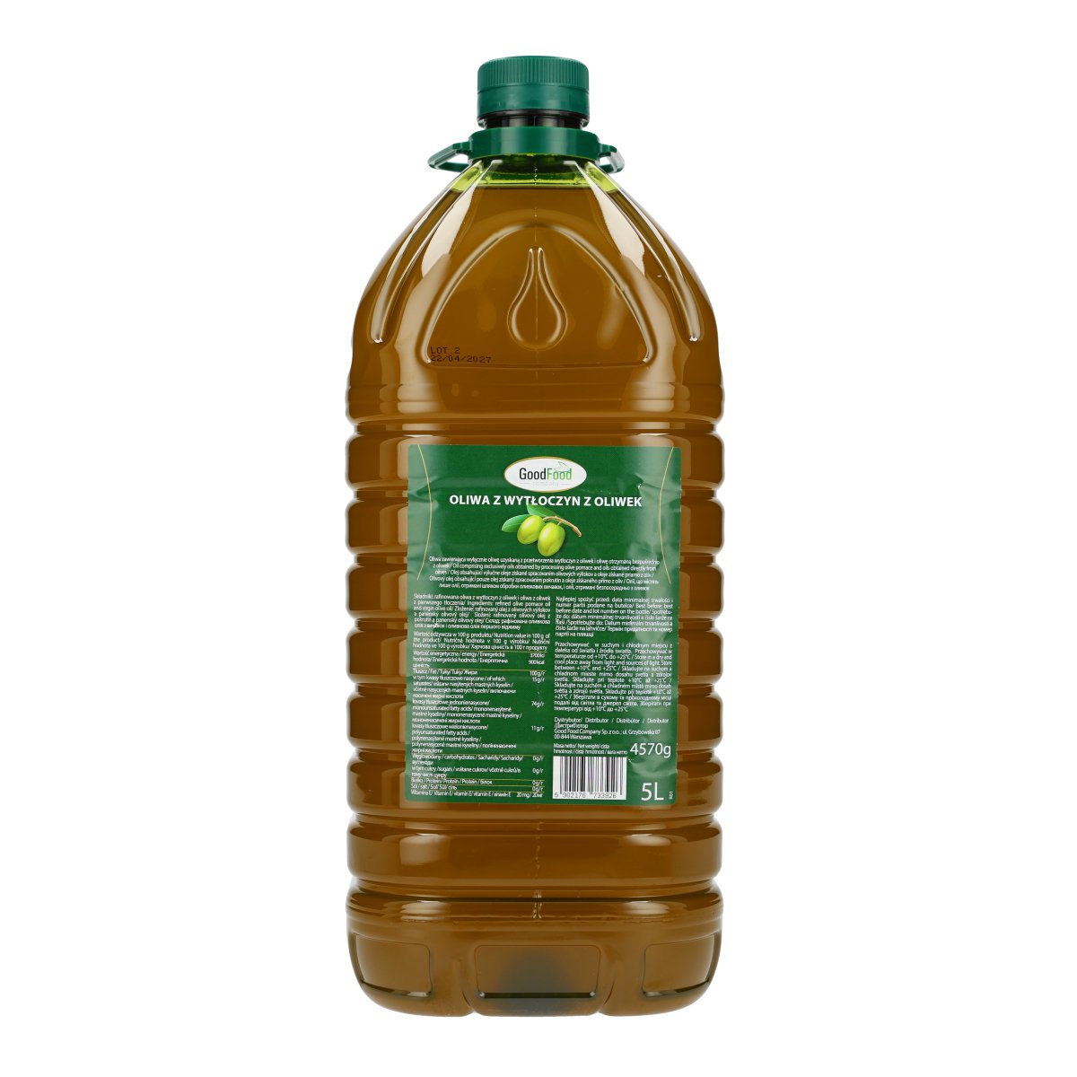 GOODFOOD OLIWA Z WYTŁOCZYN Z OLIWEK 5 L