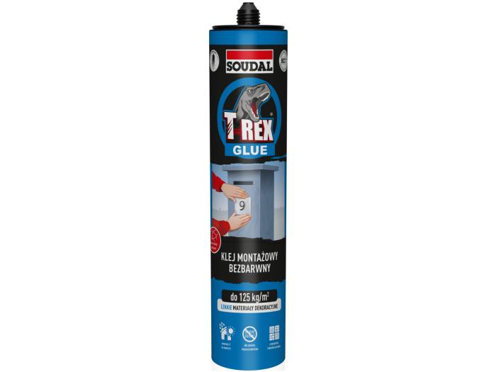 Soudal T-REX klej montażowy bezbarwny 310g