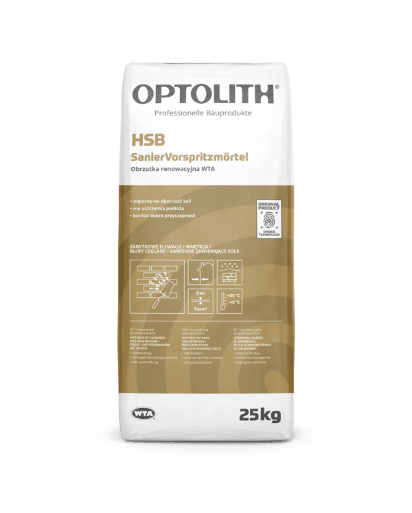 Optolith WTA obrzutka renowacyjna HSB 25 kg