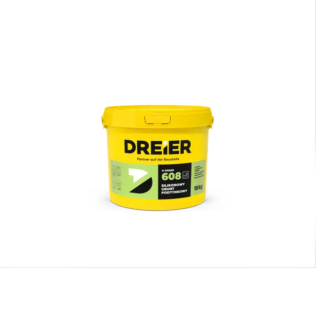 Dreier 608 silikonowy grunt podtynkowy biały 15kg