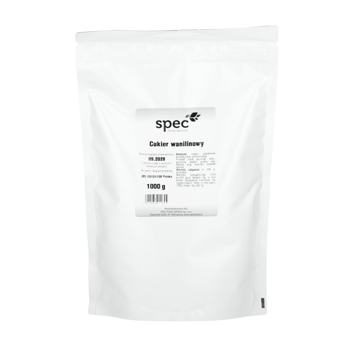 SPEC CUKIER WANILINOWY 1 KG