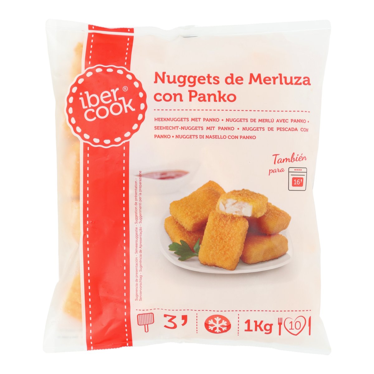 IBERCOOK NUGGETSY Z MORSZCZUKA W PANIERCE PANKO 1 KG