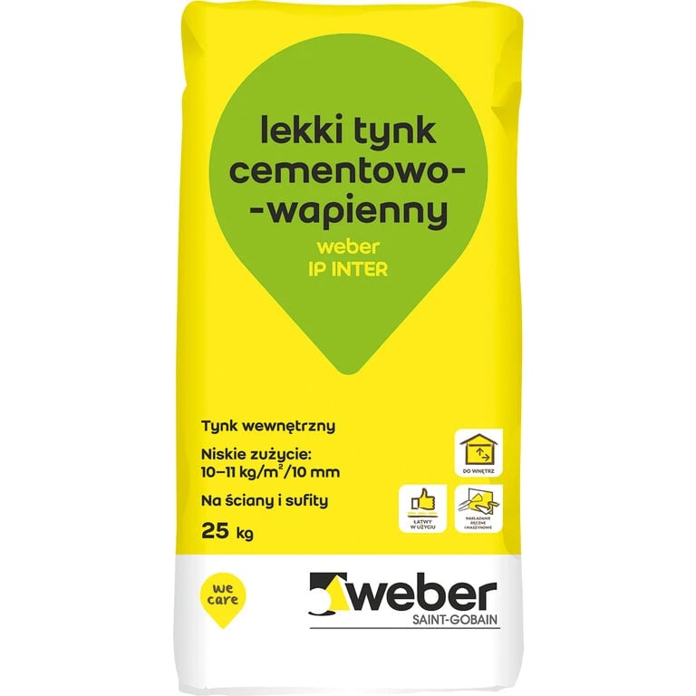 Weber IP Inter tynk cemementowo wapienny  25kg