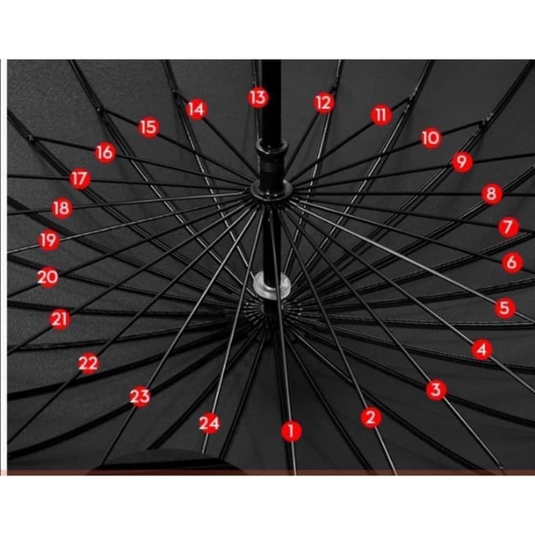 Ô cán dài phiên bản Hàn Quốc 24 nan chống lật rất chắc chắn