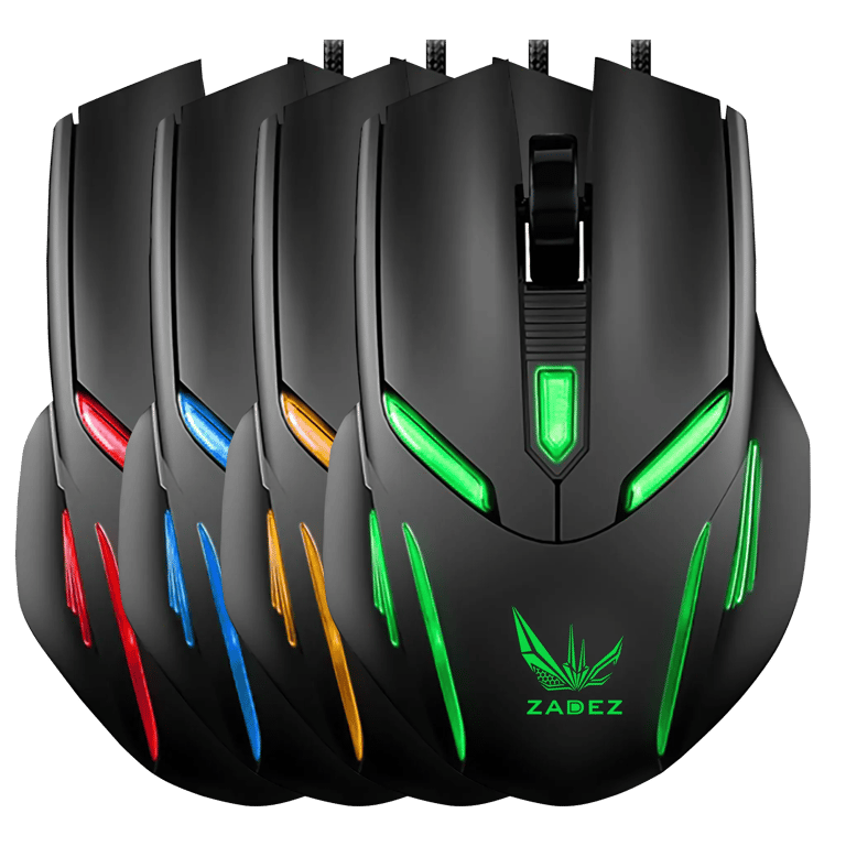 Chuột Gaming Có Dây Zadez G-611M - Màu Đen