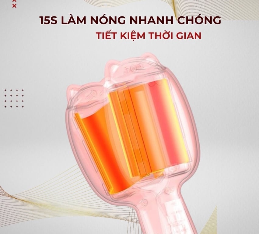 NC102 - MÁY LÀM XOĂN TÓC HIPPIE  Size 32mm