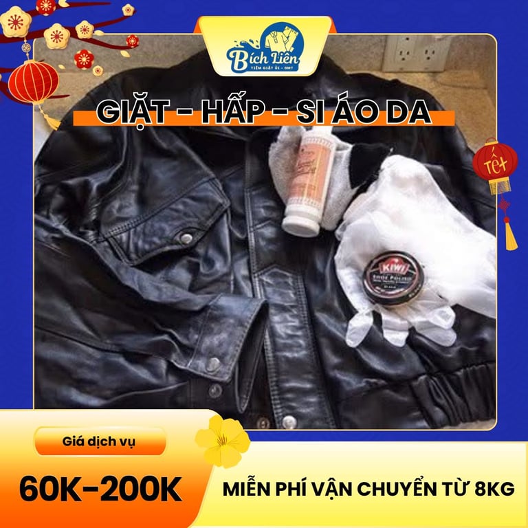 Giặt - Hấp Áo Da