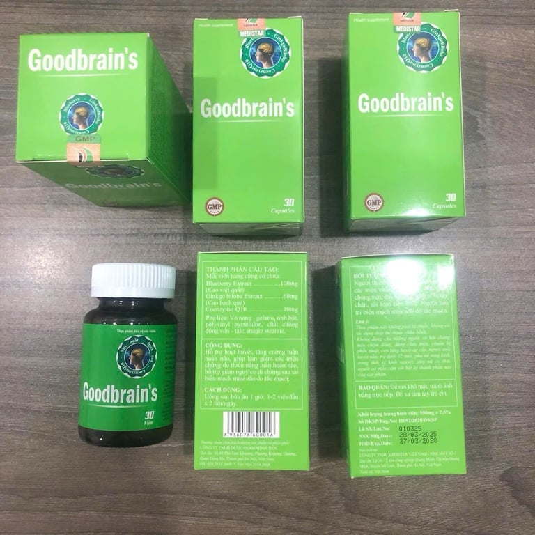 Gold brains c/30v bổ não