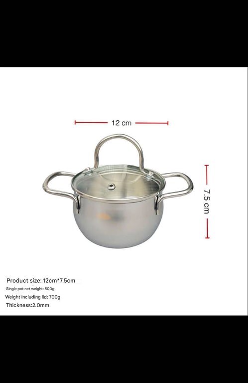 Nồi canh sâu lòng mini Oyatton 12cm - OYT171