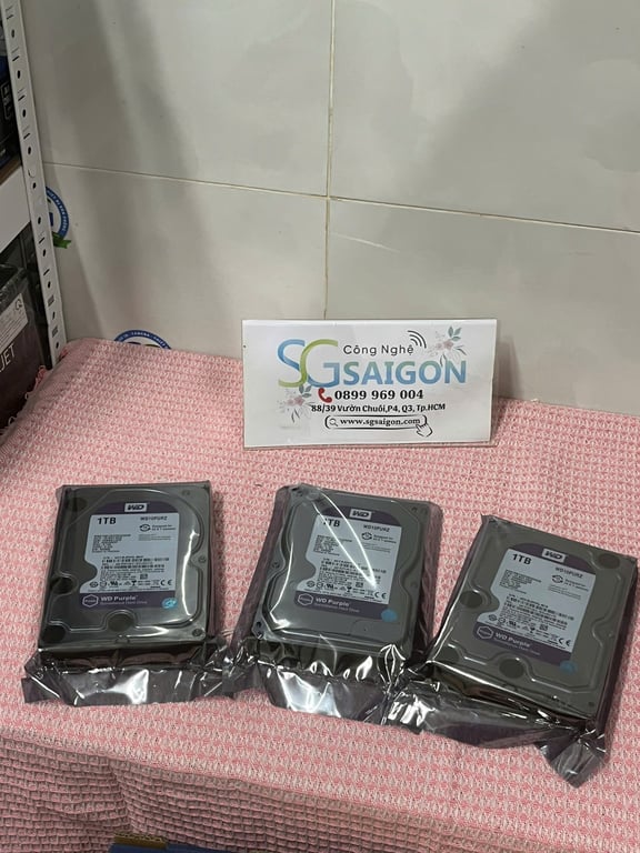 Ổ Cứng HDD Western Digital Purple 1TB - Nhập Khẩu