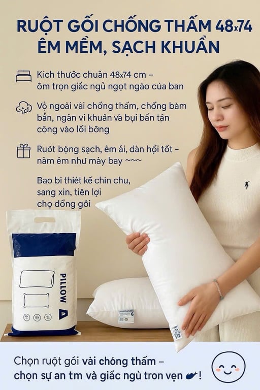 RUỘT GỐI CHỐNG THẤM
