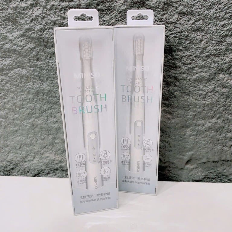 MINISO SoftSonic – Bàn chải điện sóng âm